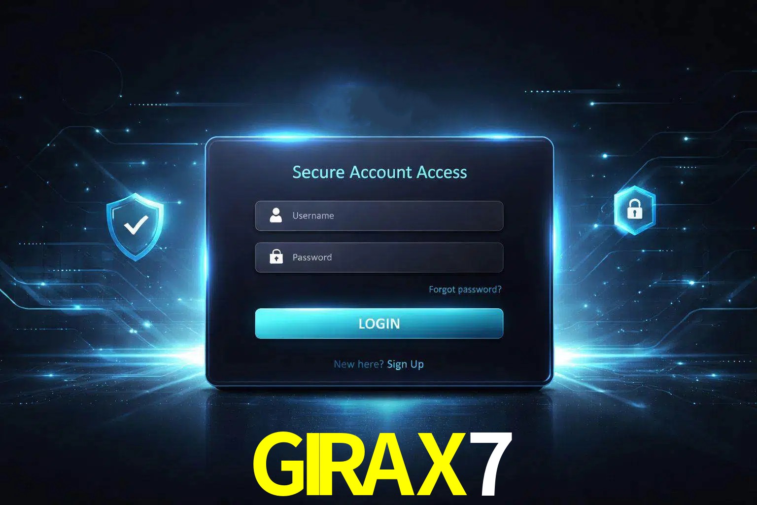 Pantalla de inicio de sesión de cuenta GIRAX7 para usuarios en México