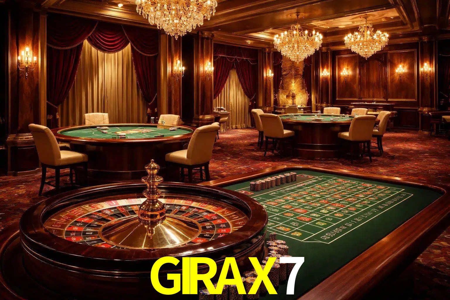 Una escena premium de mesa de casino en vivo con cartas, elementos de ruleta y un ambiente pulido de estudio de transmisión.